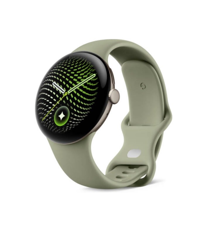 Compare Google Pixel Watch 5 Smartwatch 41mm – Actua 360 Display, Snapdragon W5 Gen 2, Gemini Intelligence, IP68 Water & Dust Resistance, Up to 40 Hours Battery, Bluetooth 6.0 & WiFi, Olive Olive at KSA Price