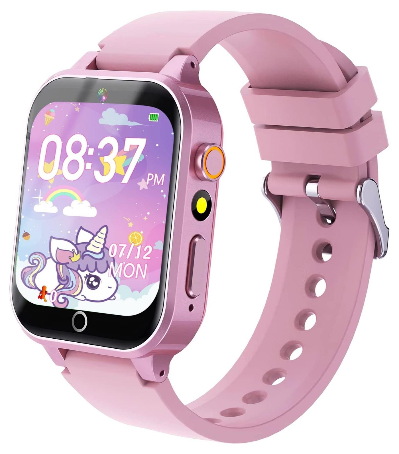 Compare Smart Watch for 412 Yearold Kids, Comes with Video, Camera, Music Player Functions and 26 Games Pink at KSA Price