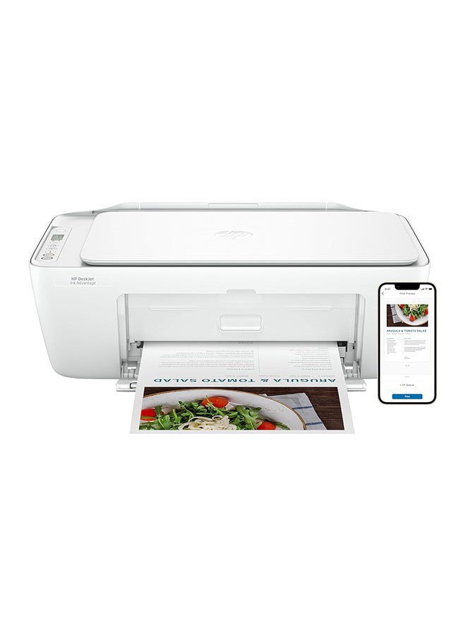 Compare DeskJet Ink Advantage 2875 AllInOne Printer White at KSA Price