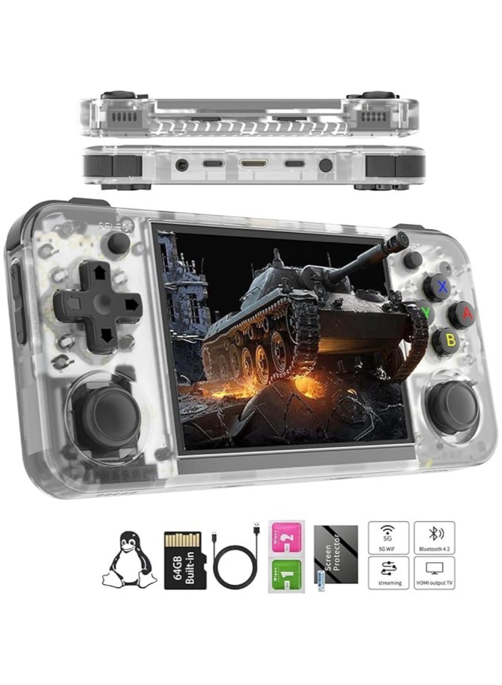 RG35XX H Retro Portable Game Console, Support 5G…