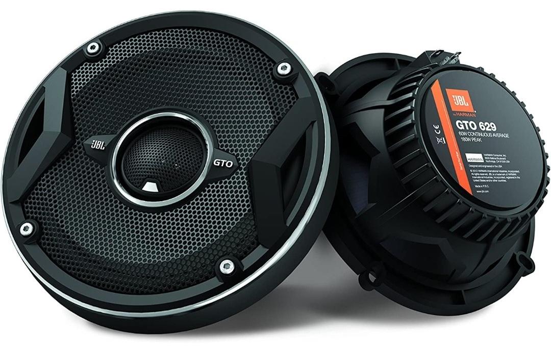 Compare JBL GTO629 6.5Inch Premium Coaxial Car Speakers Set of 2 | HighFidelity Sound, CarbonInjected Cones, EdgeDriven Dome Tweeters, Easy Installation, Universal Fit at KSA Price