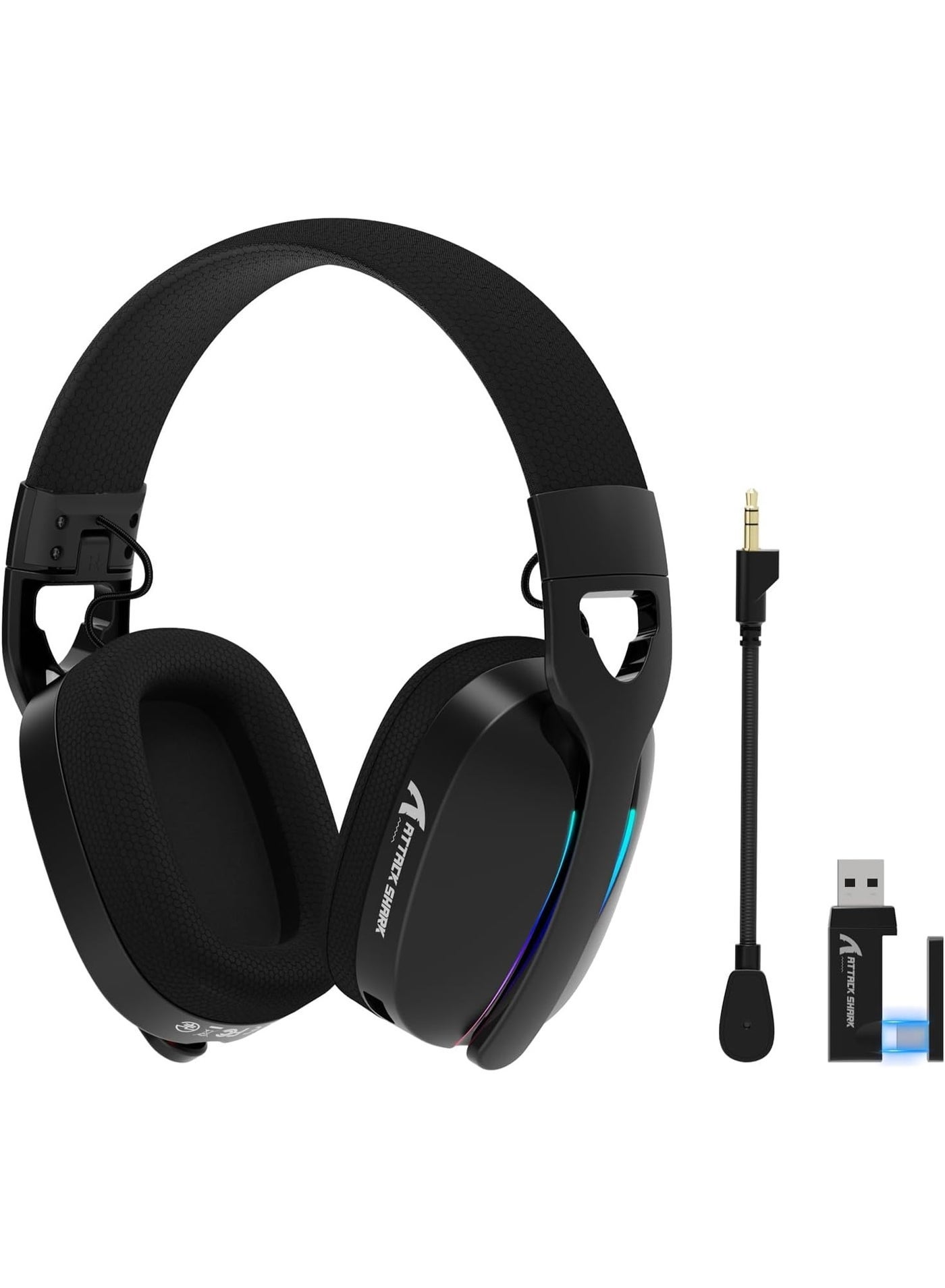 ATTACK SHARK L90 Wireless Gaming Headset Bluetooth…