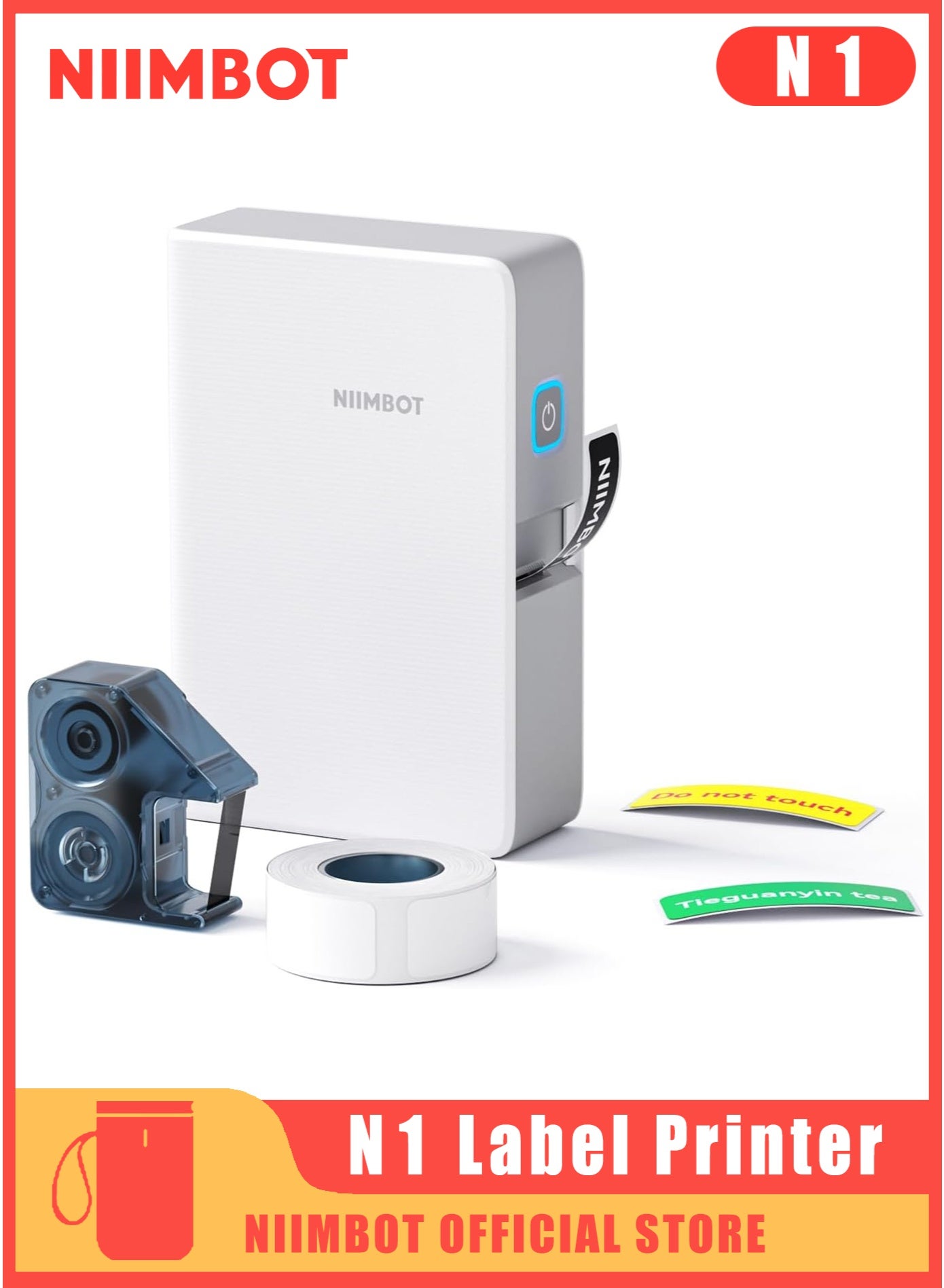 N1 Label Maker with Tape, Portable Bluetooth Label…