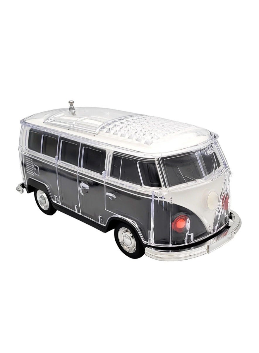 Compare Vintage Camper Van Bluetooth Speaker with FM Radio, USB Playback & LED Lights at KSA Price
