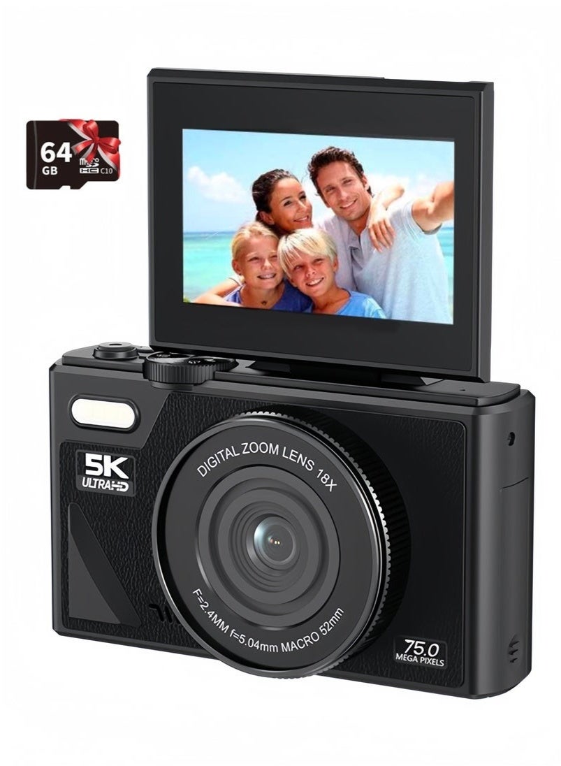 Digital Camera, 5K Vlogging Camera, Kids Camera…