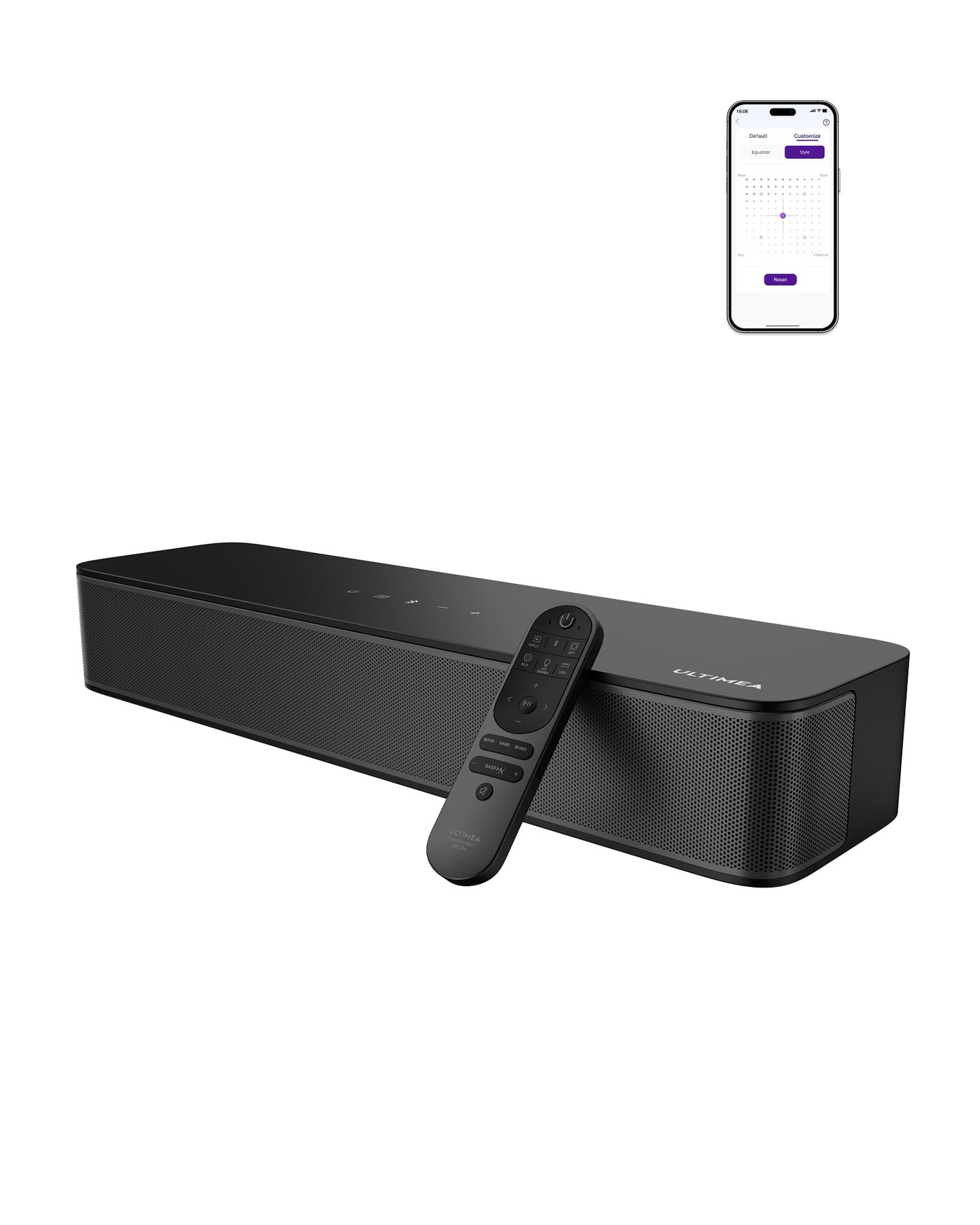 Compare ULTIMEA 2.1ch Soundbar Allinone, Builtin Subwoofer for TV at KSA Price