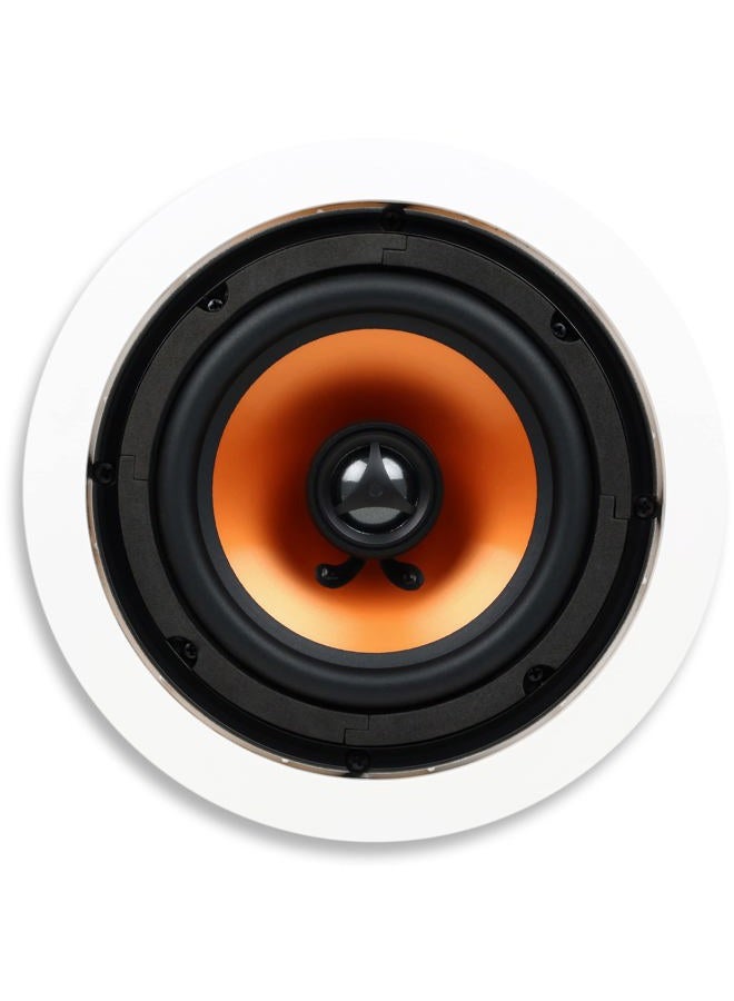 Compare M6C 6.5 Inch 2Way InCeiling InWall Speaker with Pivoting 1 Silk Dome Tweeter Each, White at KSA Price