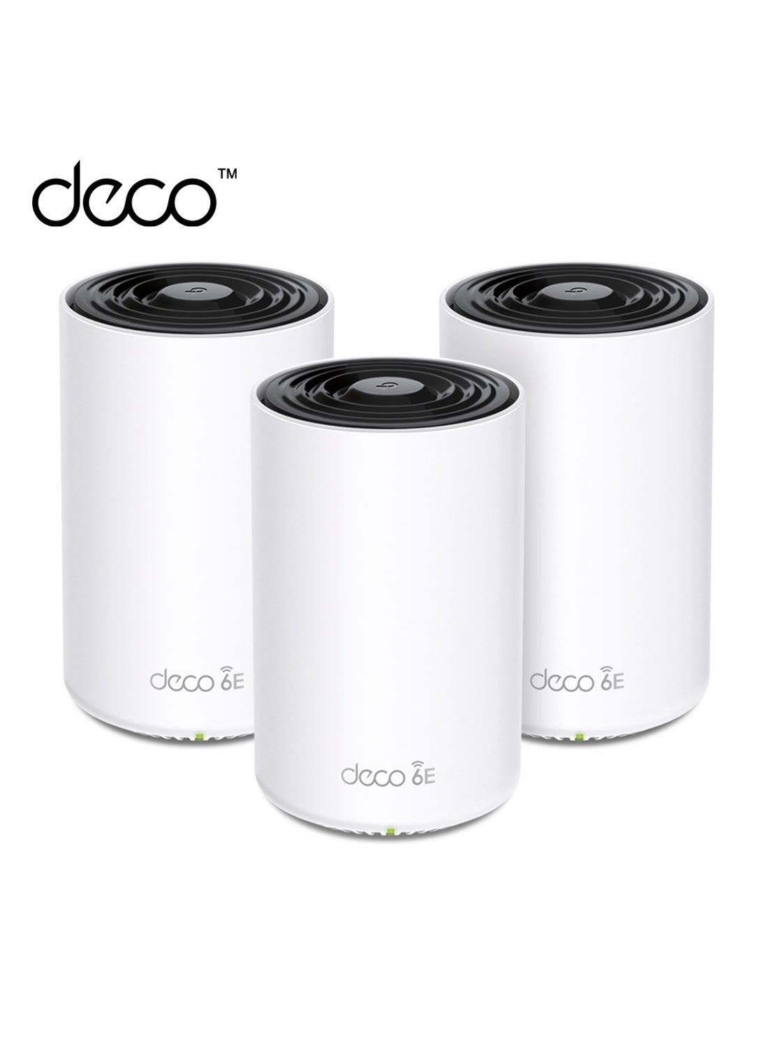 Compare Deco XE75 AXE5400 Whole Home Mesh Wi Fi 6E System, Tri Band Wi Fi, Gigabit Ports, Deco XE753 pack, DECO XE75 white at KSA Price
