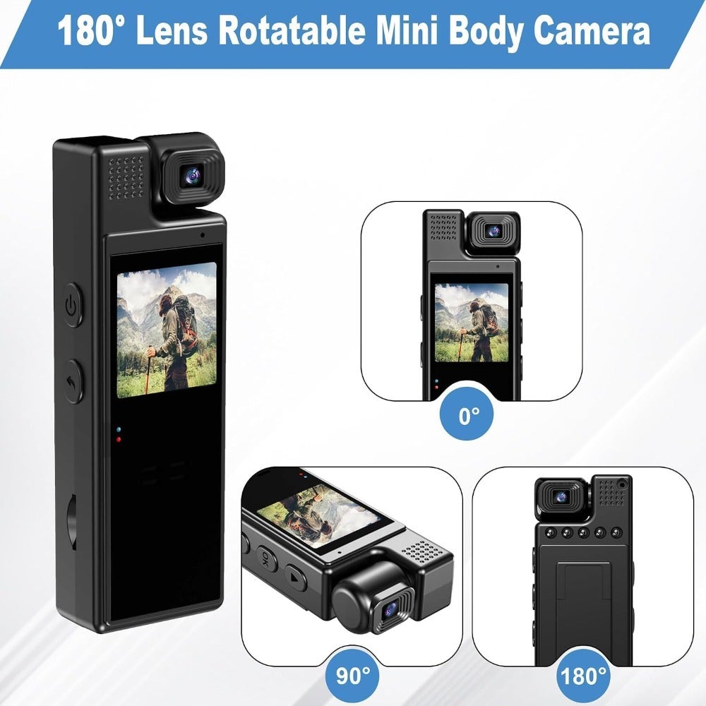 4K Thumb Action Camera, Portable POV Wearable…
