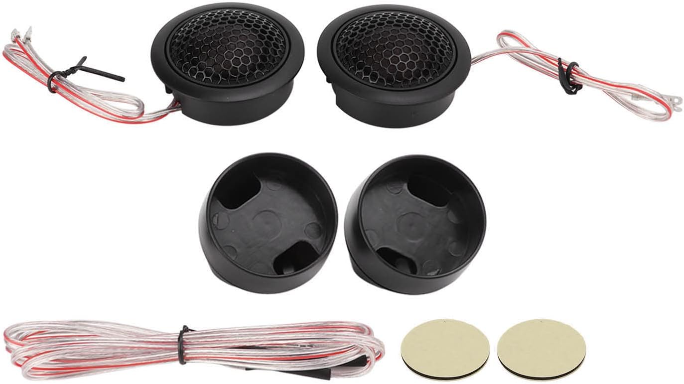 Compare 5cm1.97in Dome Tweeter Speaker Kit 12V 120W 2kHz‑22kHz Frequency Range Universal for Car Audio System at KSA Price