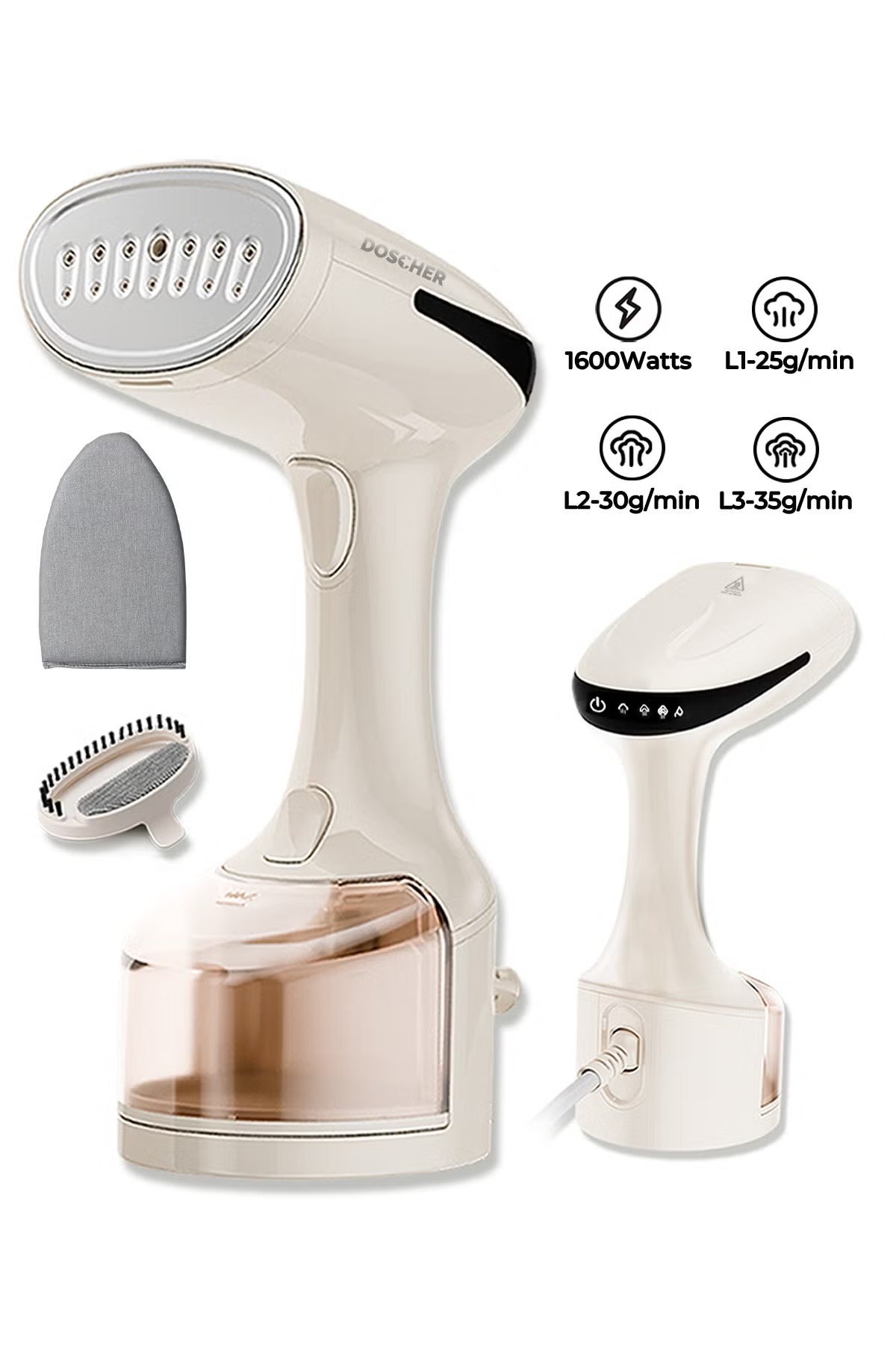 [Upgrade]1600 Watts Handheld Garment Steamer – Portable…