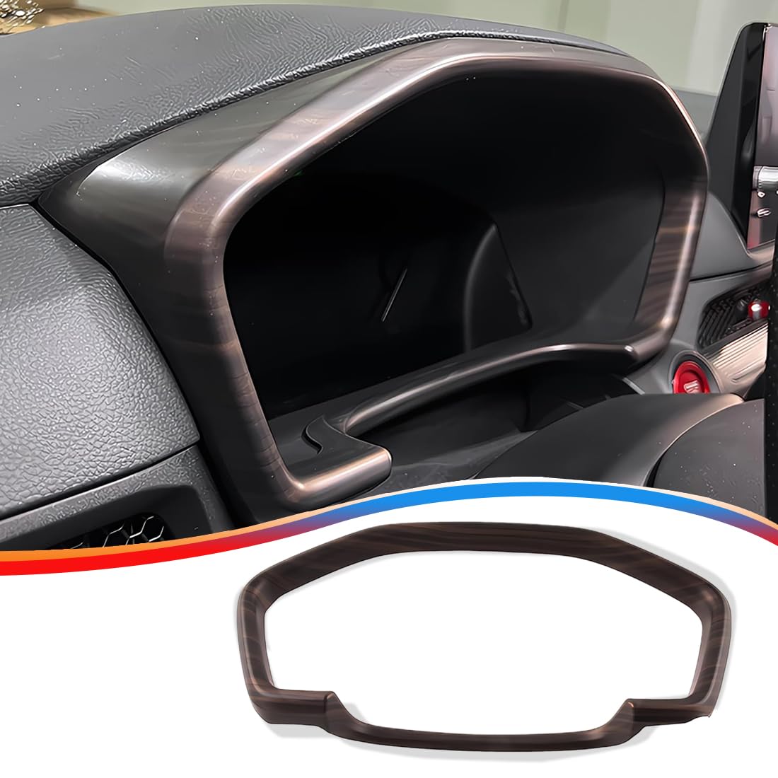 Compare MUXEE for Honda CRV CRV 2023 2024 2025 2026 Dash Board Instrument Panel Dial Dashboard Trim Cover Frame ABS Wood Grain Sport Upgrade Trims Interior Accessories 1PCS at KSA Price