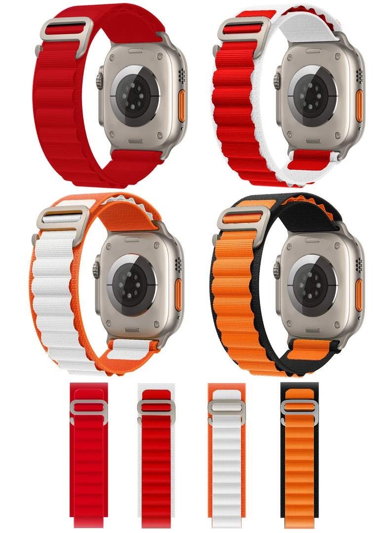 4 PACK Alpine Loop Band for Apple Watch 49mm…