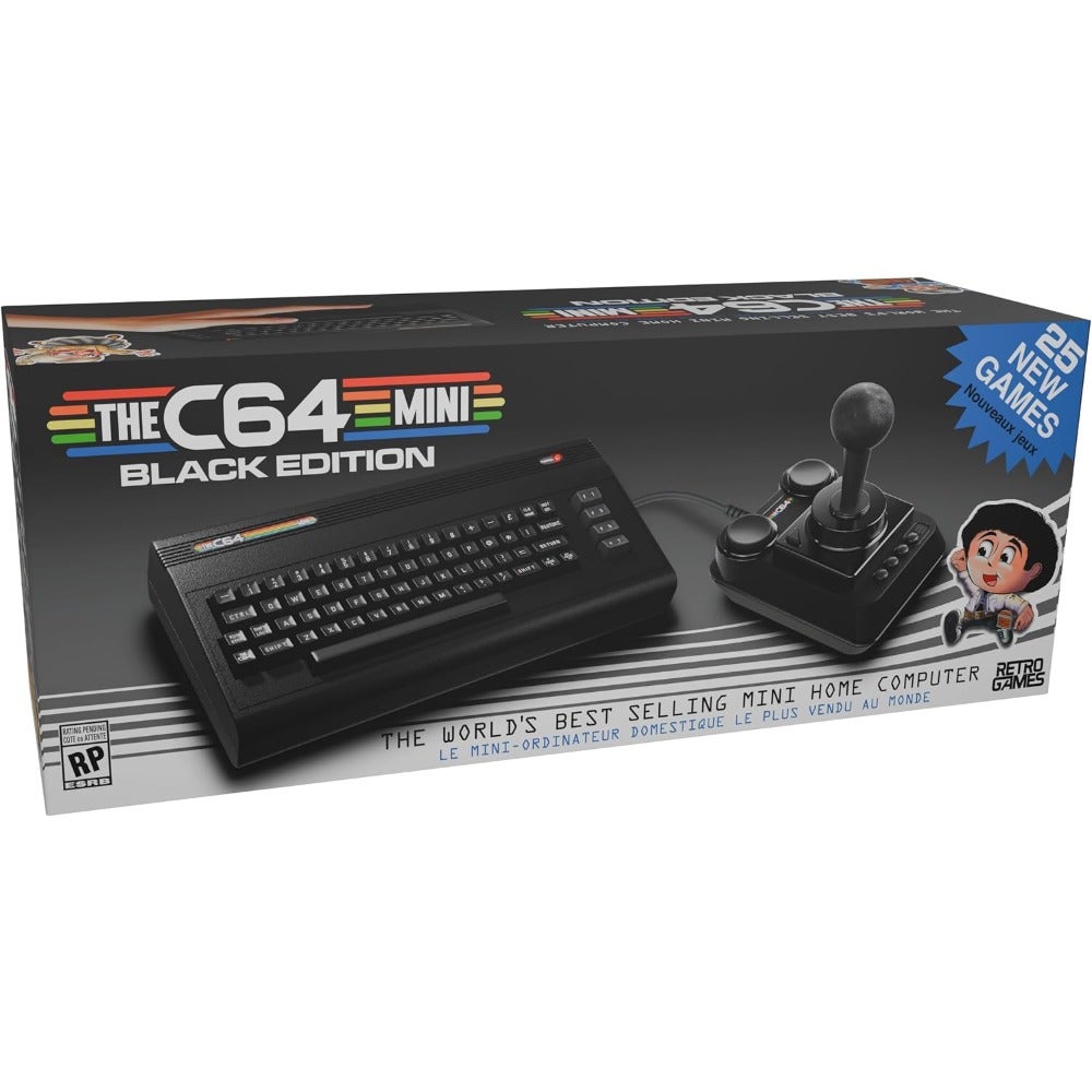 Compare THEC64 Mini Console Retro Gaming Home Entertainment Black Plastic Plug And Play With 64 BuiltIn Games at KSA Price