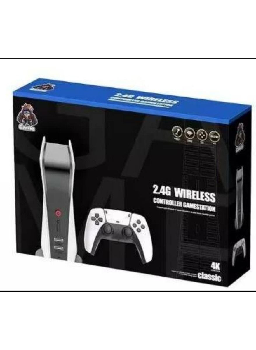 Compare Game 2.4G Double Wireless Controller Game Stick 4K HD Video Home Game Console Double Wireless Gamepads Game Controller Retro Game Player Classic Game StationClassic at KSA Price