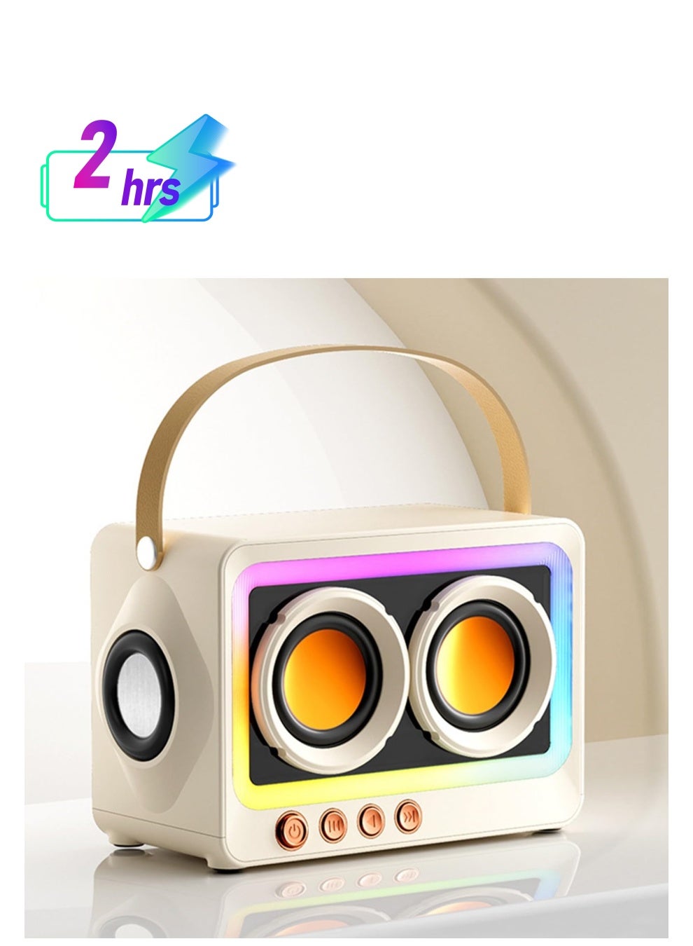 Portable Creative Bluetooth Speaker, 360 Degree…