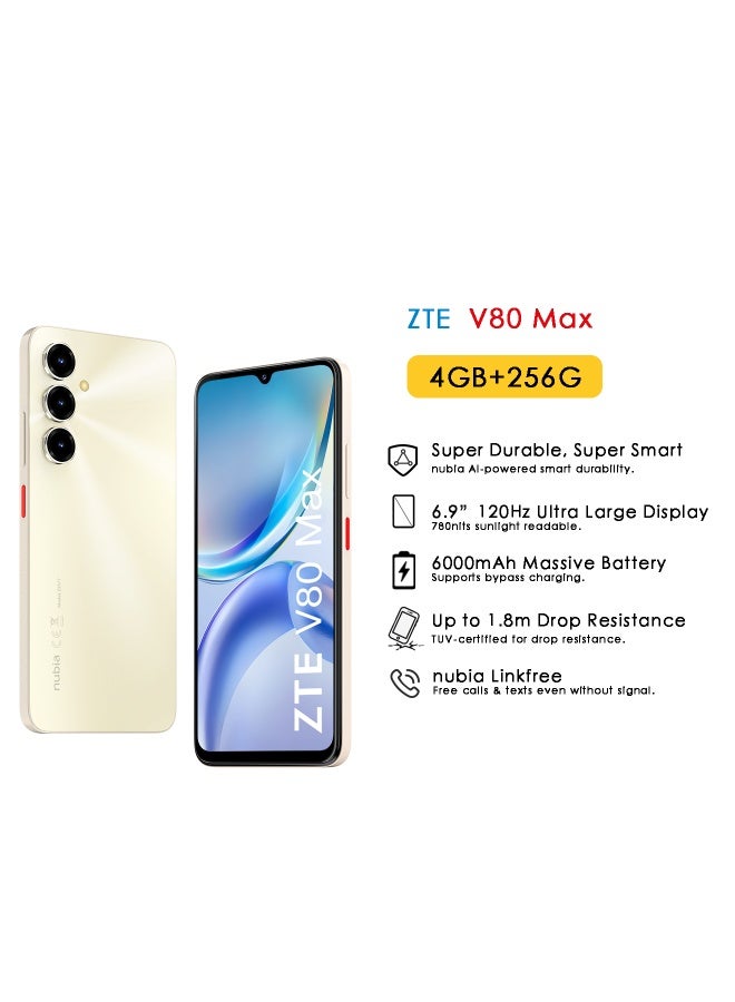 V80 Max Dual SIM Aurellia Gold 4+10GB RAM…