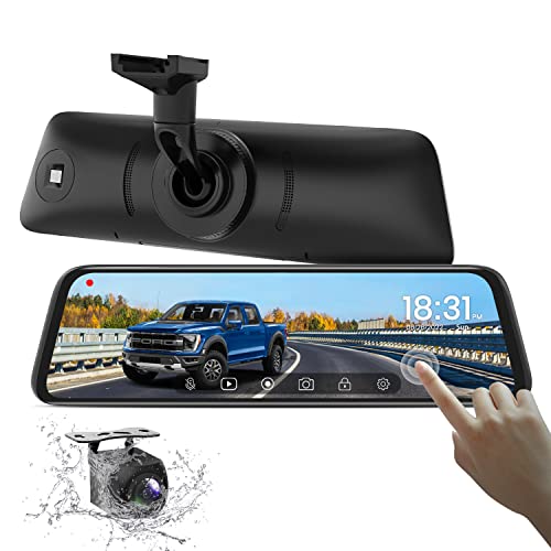 9.35''1080P OEM Rear View Mirror Camera: Recording…