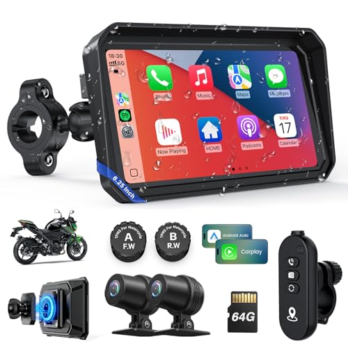 WonVon Motorcycle CarPlay Screen with Android Auto…