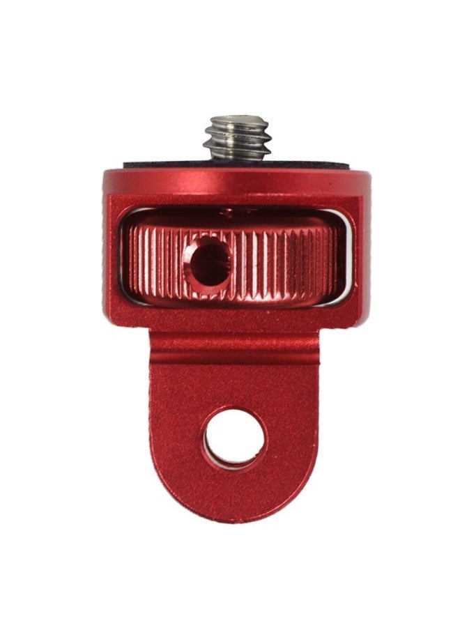 Compare Applicable To Gopro Hero1110 Small Ant Adapter Tripod Mini Adapter Seat Aluminum Alloy 14 Adapter HeadColor:Four GenerationsRed at KSA Price