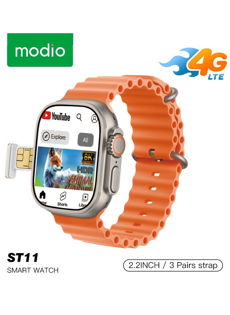 Compare Modio ST11 Smart watch With 3 Pair 5G 464GB at KSA Price