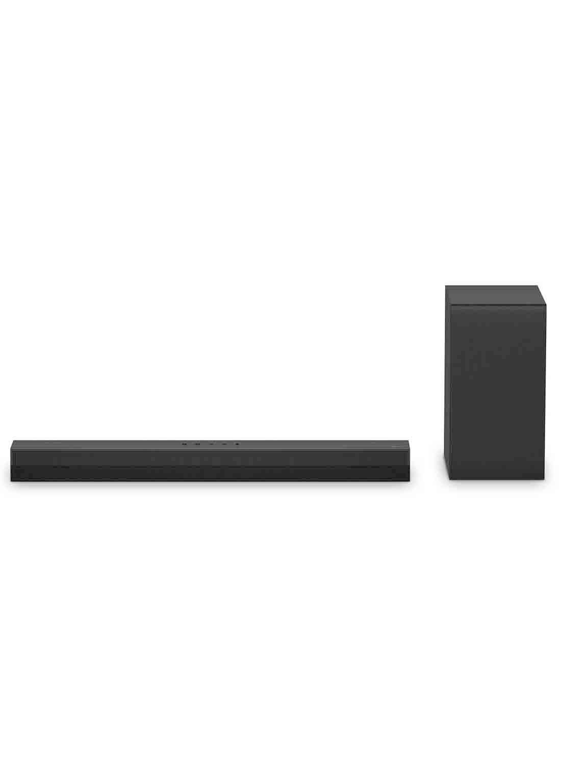 Compare 2.1 channel Soundbar with 300 W  Wireless Subwoofer, Wow Synergy with LG TV Dolby Audio  S40T Black at KSA Price