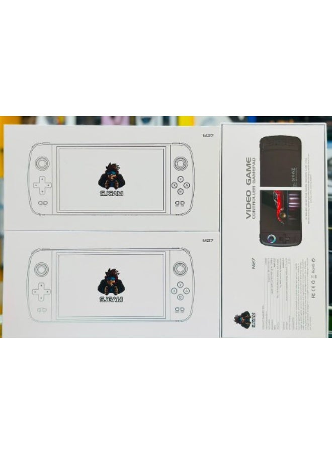 Compare M27 Handheld Retro Game Console – 7” IPS HD Screen, 30+ Classic Emulators, RGB Joystick Lights, 3D Game Support, HDMI TV Output, QuadCore Processor, 64GB Expandable to 256GB, 4000mAh Battery – Ultimate Portable Gaming Device for Endless Fun at KSA Price