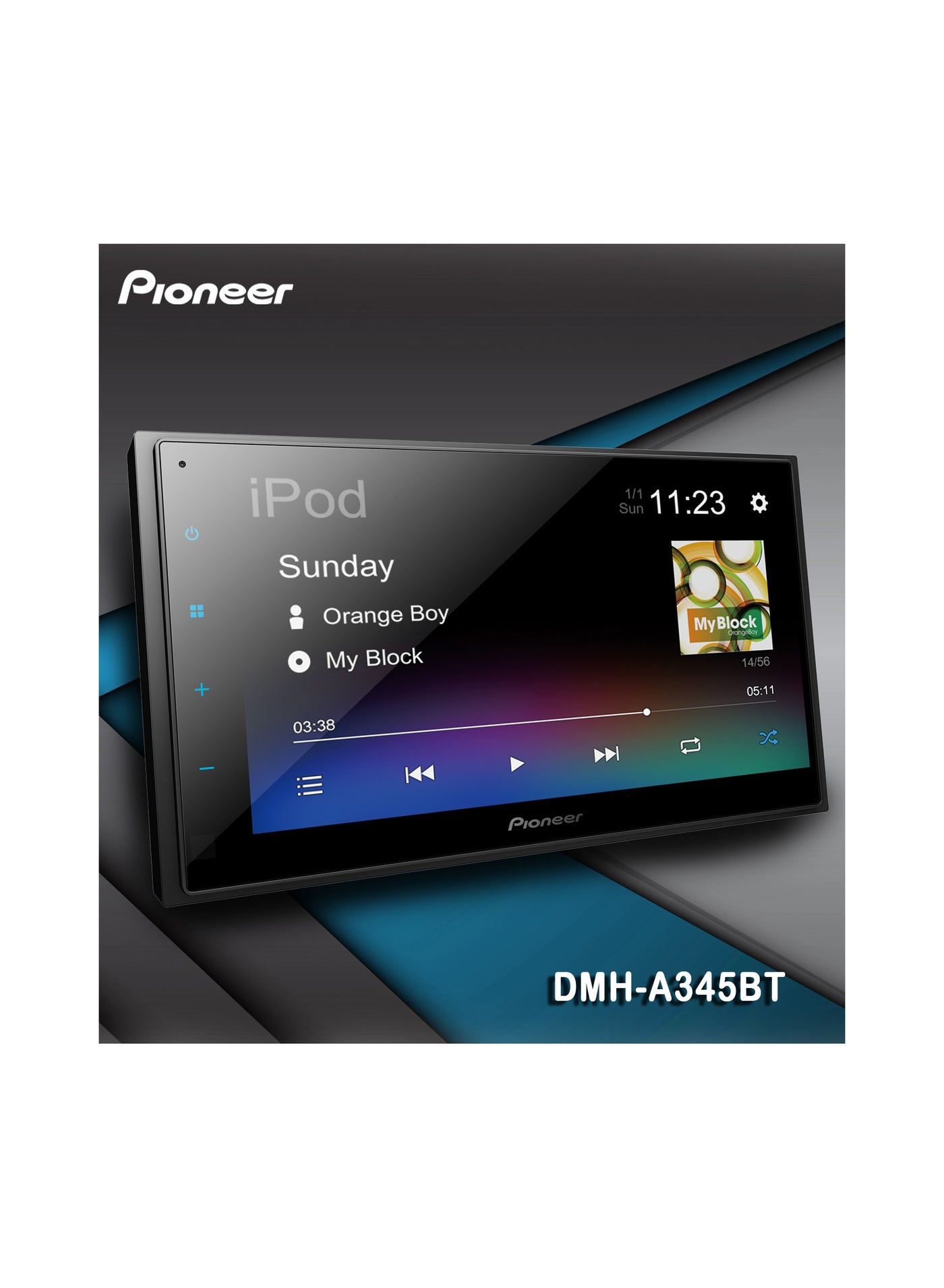 Compare DMHA345BT 6.8 AV Receiver with Mirroring by Weblink Cast  6.8 Capacitive Touch Panel Display WebLink® Cast Bluetooth 13Band Graphic Equalizer at KSA Price