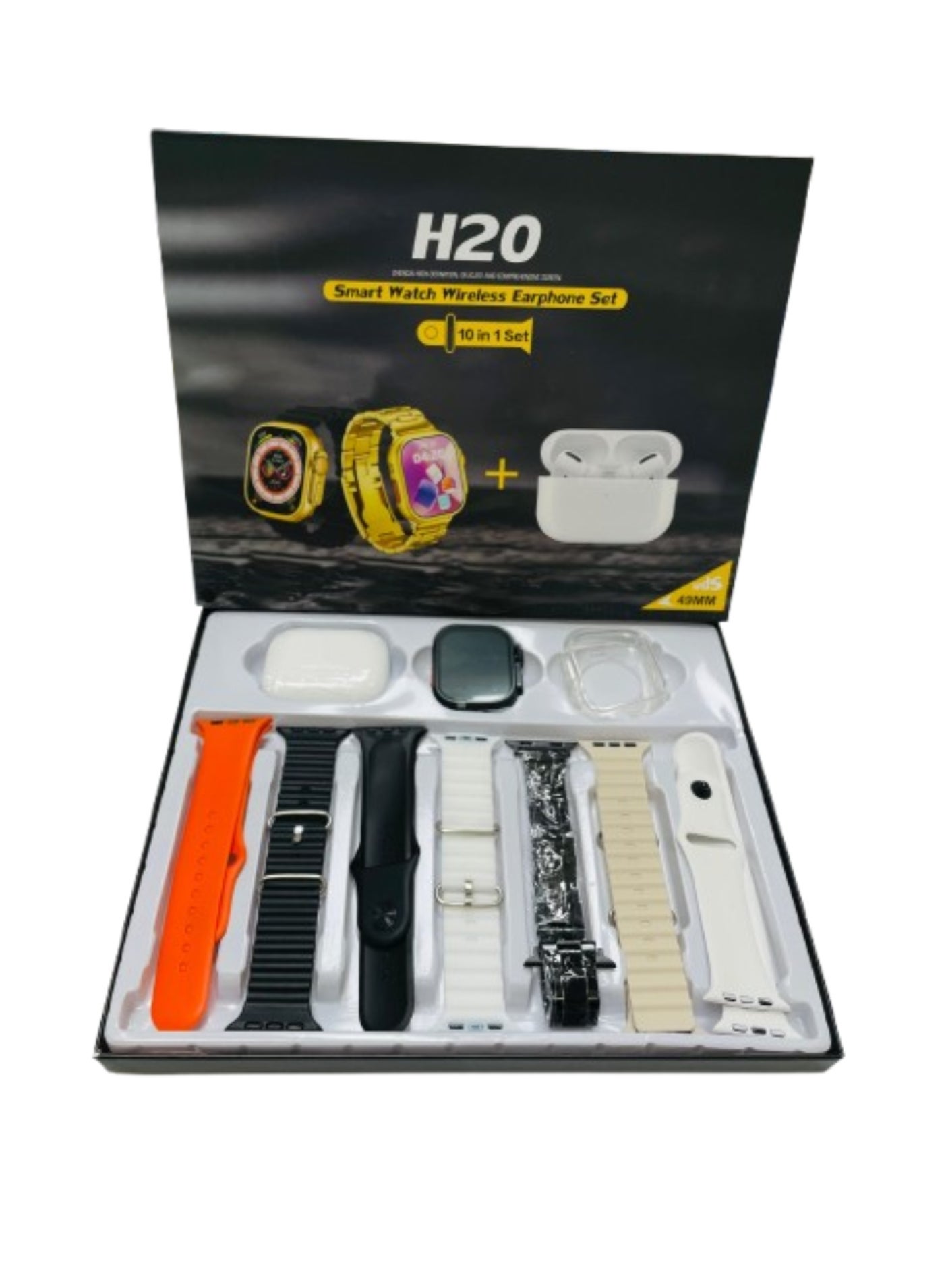 10 in1 Smart Watch Ultra with Earphones Or…