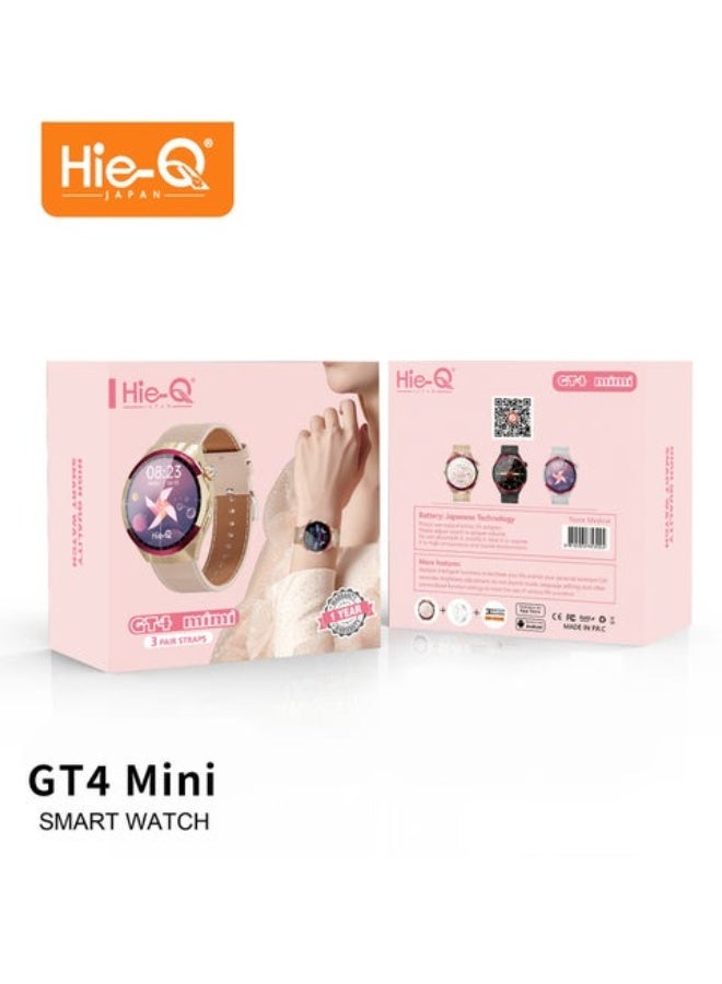 Hie-Q GT4 Mini Smart Watch With 3 Pair Straps…