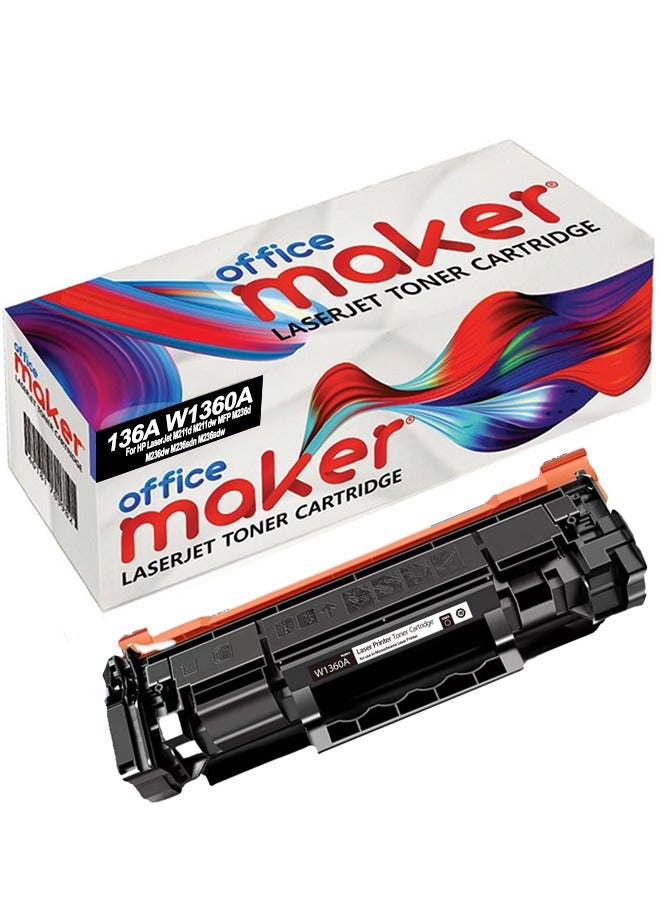 Office Maker 136A W1360A With Chip Toner Cartridge…