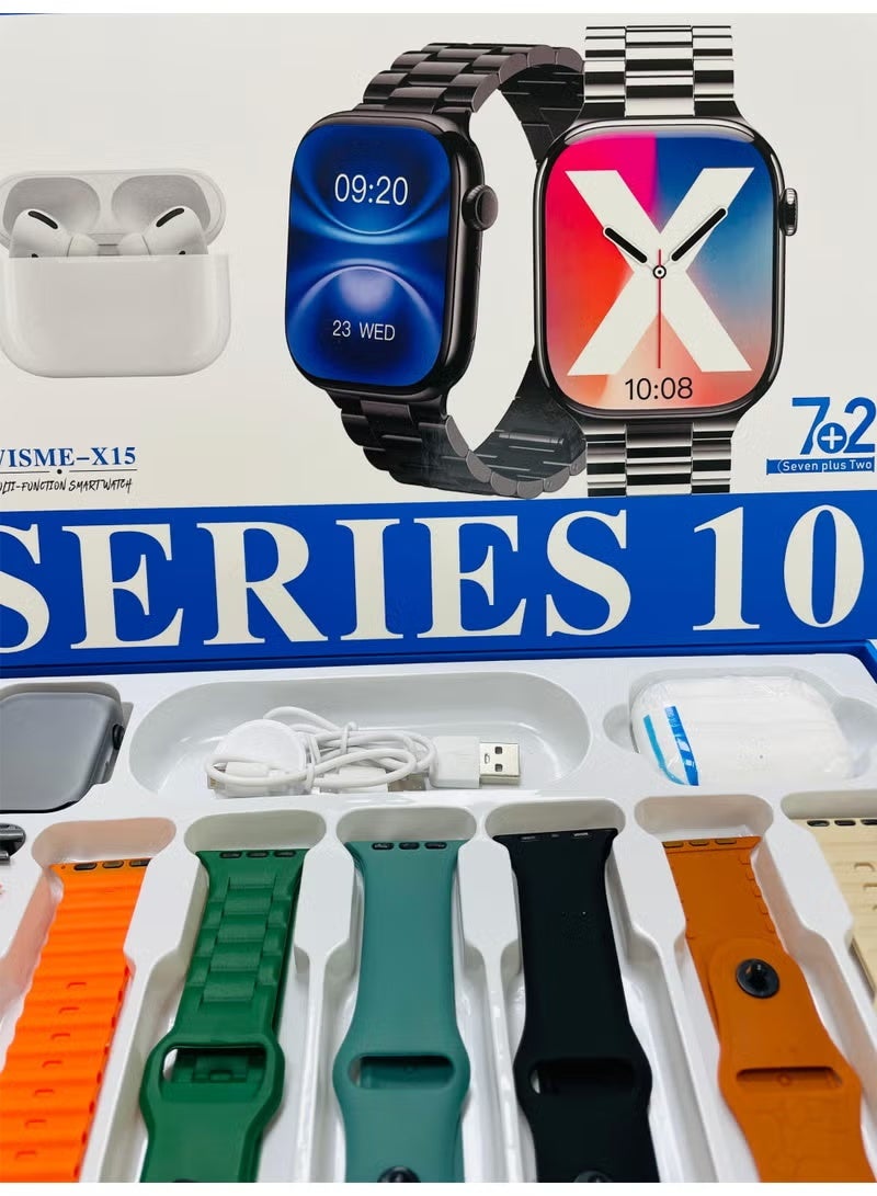 WISME Series 10 Smartwatch Combo: Premium Design,…