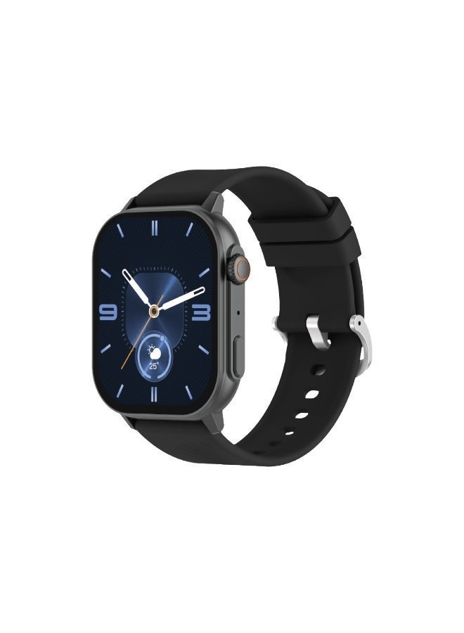 Compare Quantum Smartwatch, 2.04” AMOLED Display, Bluetooth Calling, 100+ Sports Modes, IP68 Waterproof, DaFit App Support, Black at KSA Price