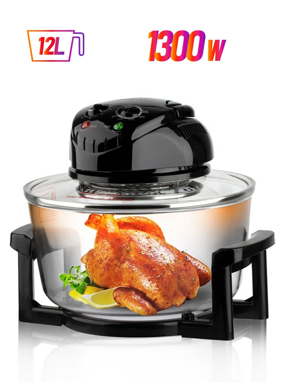 Healthy Kitchen Turbo Air Fryer, 12L 1300W Oilless…