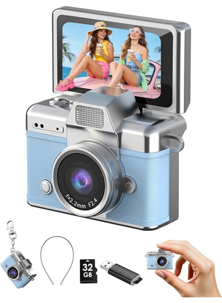 Mini Keychain Camera, 1080P Portable Digital Camera…