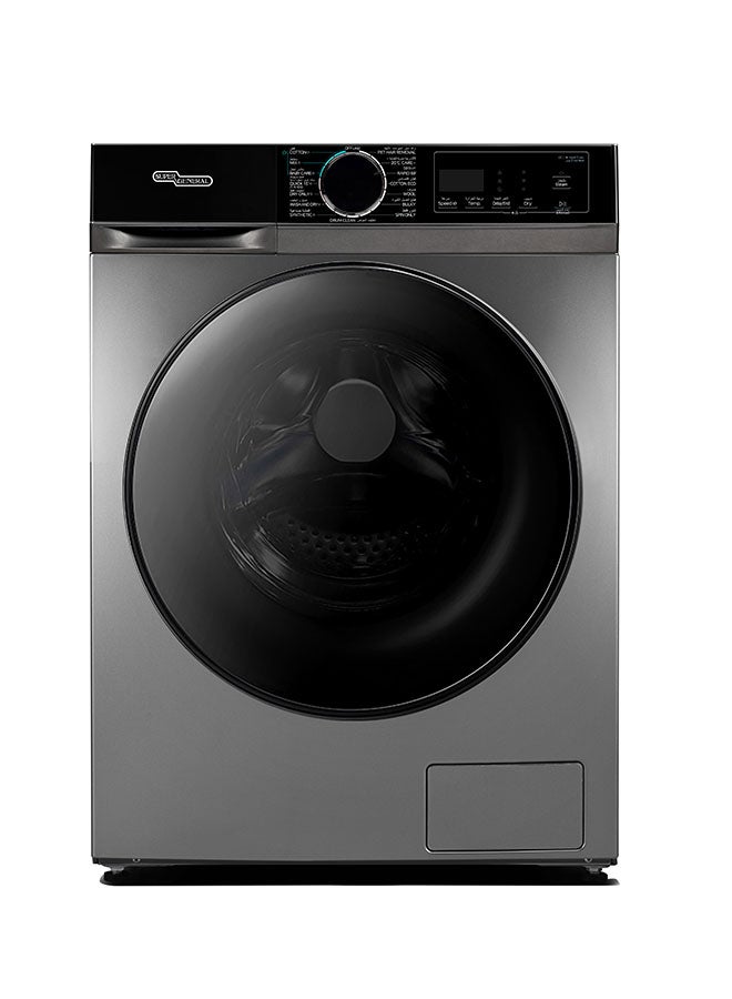 Compare 12Kg8Kg FrontLoad WasherDryer, Inverter Motor, 1400 RPM, 15 Programs, Quick Wash 15mins, 1Hr WashDry, Steam Wash, Baby Care, Inox, SGW12800INVCMBS SGW12800INVCMBS Inox at KSA Price