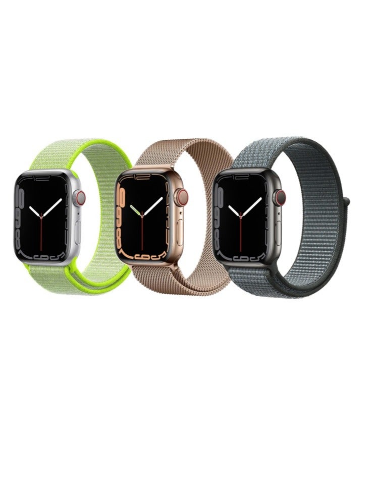 3pcs Apple Watch Strap 42/41/40/38mm Replacement for…