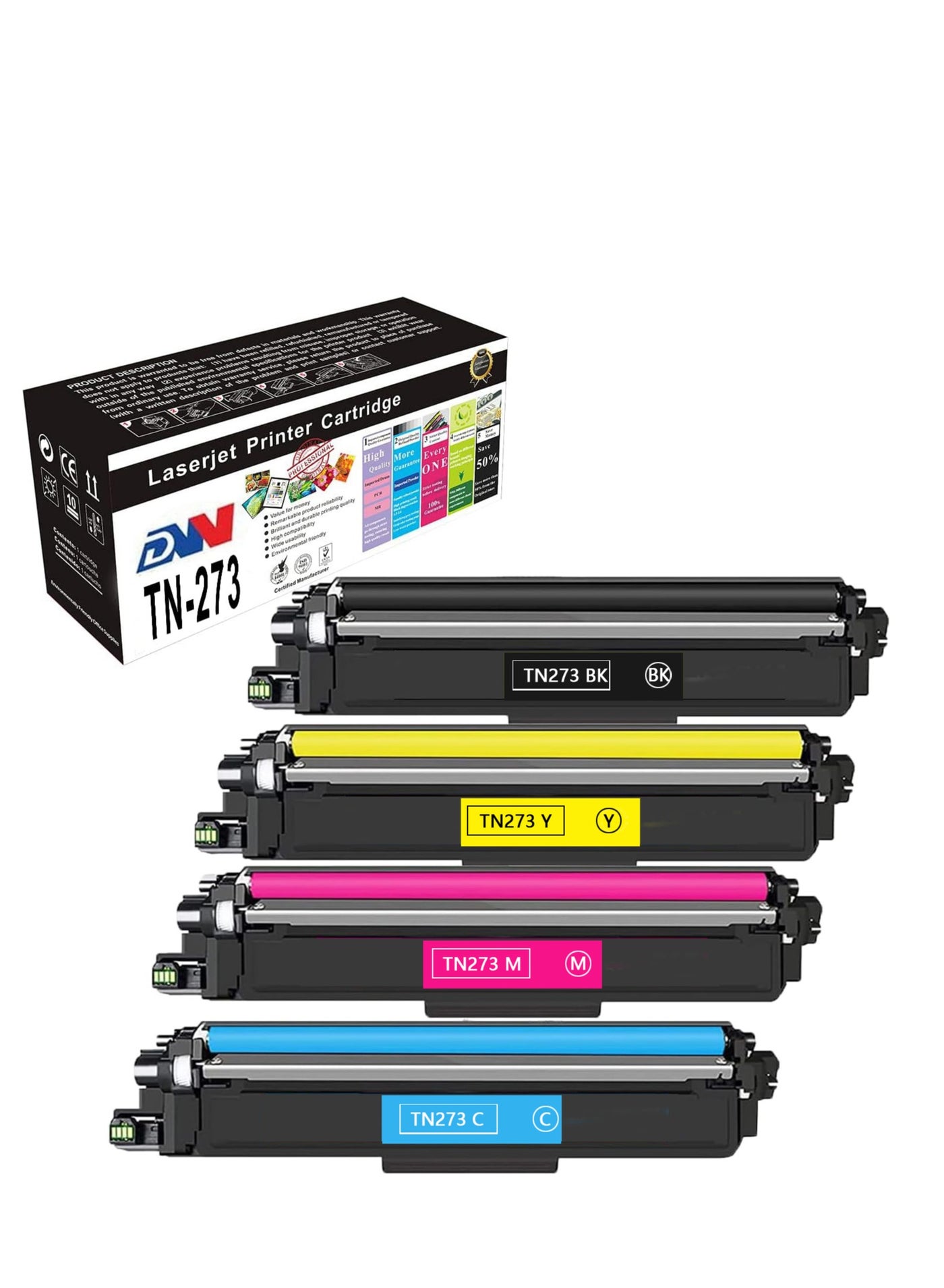 4-PACK Compatible Toner Cartridge Replacement for…