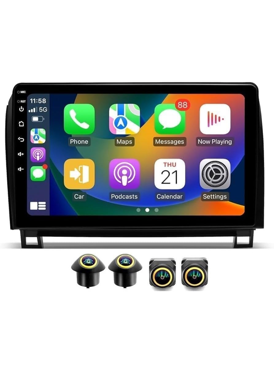 Compare Android Car Stereo for Toyota Tundra 20072014 Toyota Sequoia 20082019 4GB RAM 64GB ROM Support Carplay, MLink WiFi BT, Radio GPS, 10 Inch IPS.QLED, Screen with 360D Camera Included at KSA Price