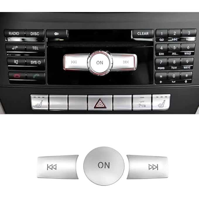 Compare Compatible With Mercedes Benz Radio Button Cover Stickers X204W204 Volume Button Sticker Radio On Button Cover For B Class W246C Class W204 E Class W212 G ClassMl W166 ClSlClaClsSlk at KSA Price