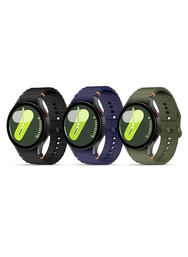 (Pack of 3) No Gap Silicone Sport Bands…