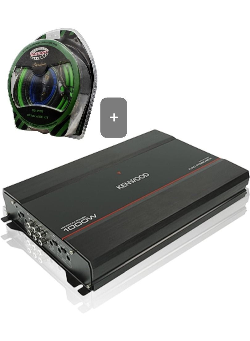 Compare Kenwood Amplifier KACPS804EX PS Series 1000w 4ch Amplifier 8AWG Amplifier wire kit Included at KSA Price
