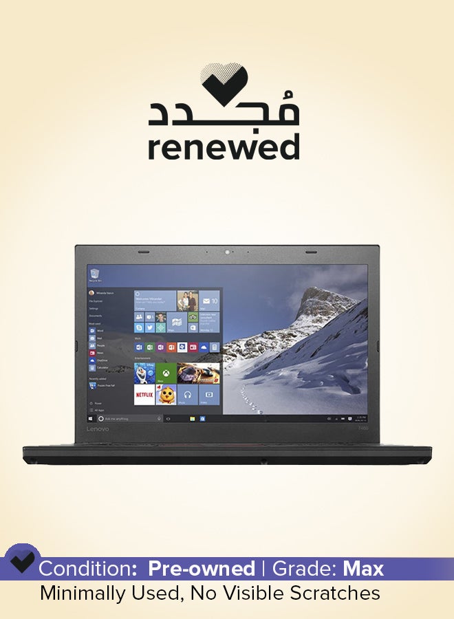 Compare Renewed  Thinkpad T460S Laptop With 14Inch Display,Intel Core i5 Processor6th GEN8GB RAM256GB SSDIntel HD 520 Integrated Graphics English Black English Black at KSA Price