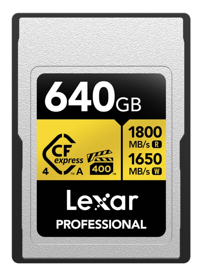 Compare 640GB Professional GOLD CFexpress 4.0 Type A Memory Card 640 GB at KSA Price
