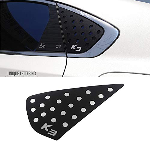 Compare LIGHTKOREA Window C Pillar Sports Plate Panel Left Right Black Plate Silver Lettering Replacement for Kia Cerato Forte Sports GT 2018 2019 2020 at KSA Price