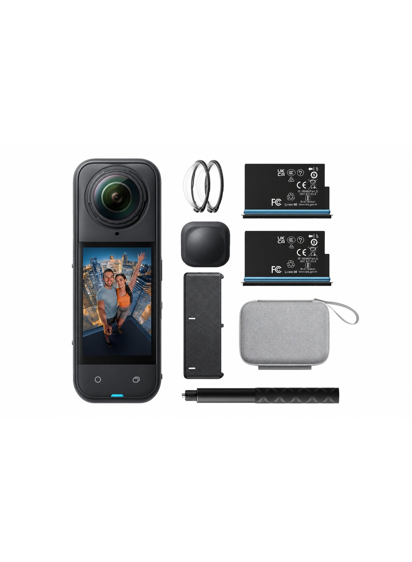 Compare X5 Essentials Bundle 8K 360° Waterproof Action Camera with Accessories at KSA Price