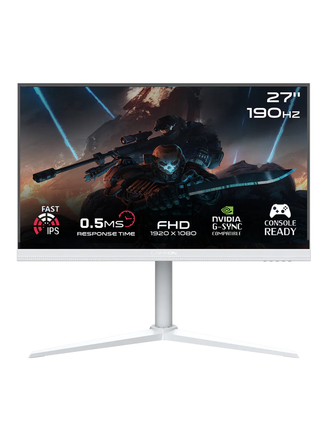 Compare 27 Inch Artic ProSeries Gaming Monitor 1920x1080 FHD, 190Hz Refresh Rate, MPRT 0.5ms Response Time, Fast IPS Panel, GSync Free Sync with HDMI 2.1 Support PS5 GOA27FHD190IPS | White at KSA Price