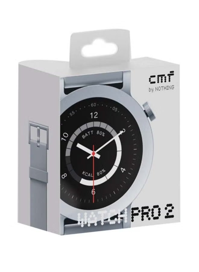Compare Watch Pro 2, 1.32 AMOLED Display, Builtin multisystem GPS, 120 Sports Modes, Smart Sleep Algorithm, Bluetooth calling with AI noise reduction, MENA Version Ash Grey at KSA Price