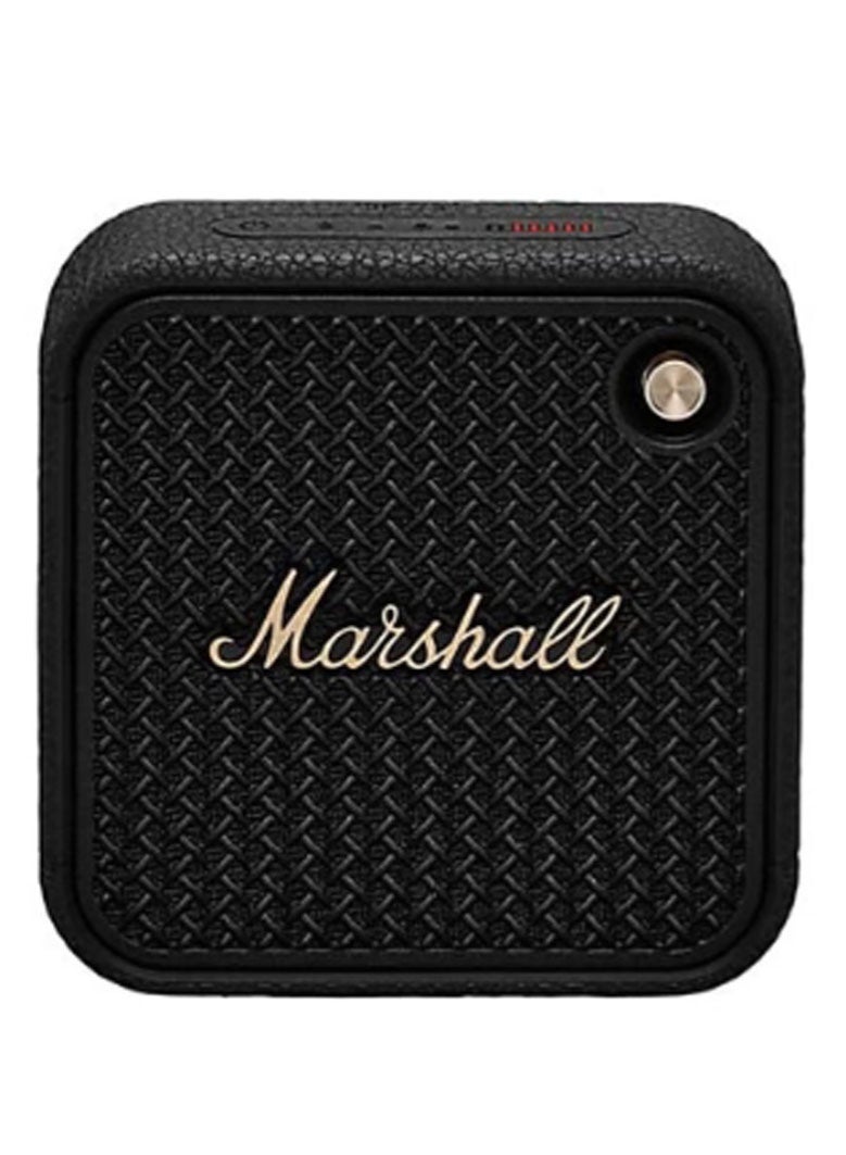 Compare Willen Bluetooth Speaker, Wireless, 15+ Hours Playtime, WaterResistent, Quick Charge, Stackable  Brass And Black at KSA Price