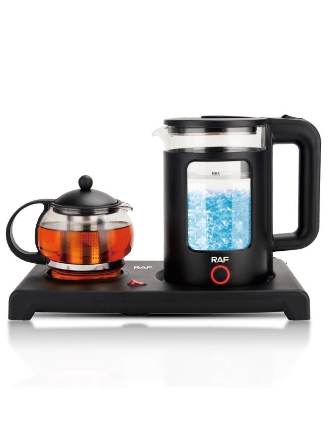 RAF 1.8L Electric Tea Kettle with Glass Teapot – Fast…